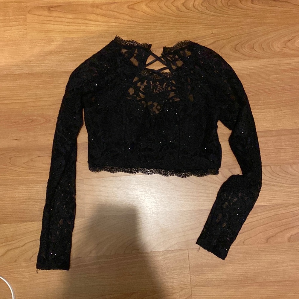 Sparkly back top by My Michelle